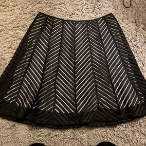 Woman’s black skirt